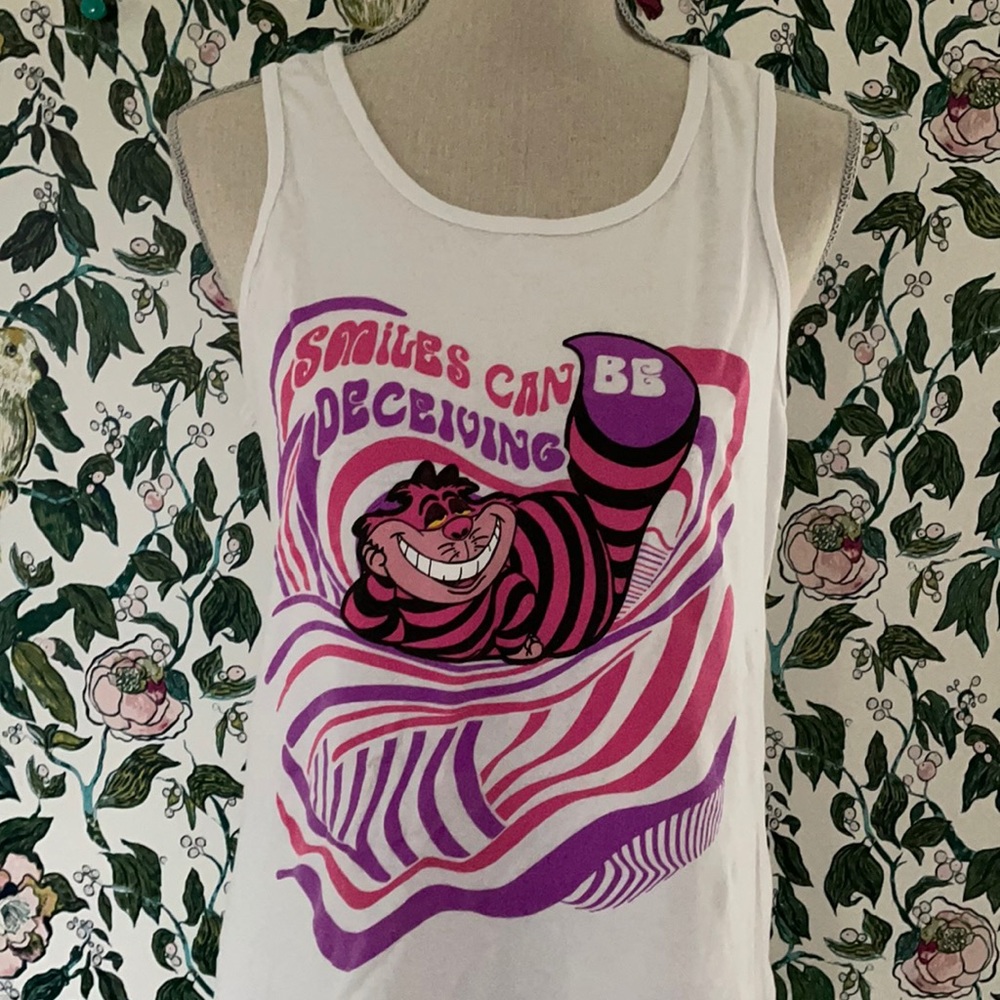 Disney Cheshire Cat Trippy Tank Top
